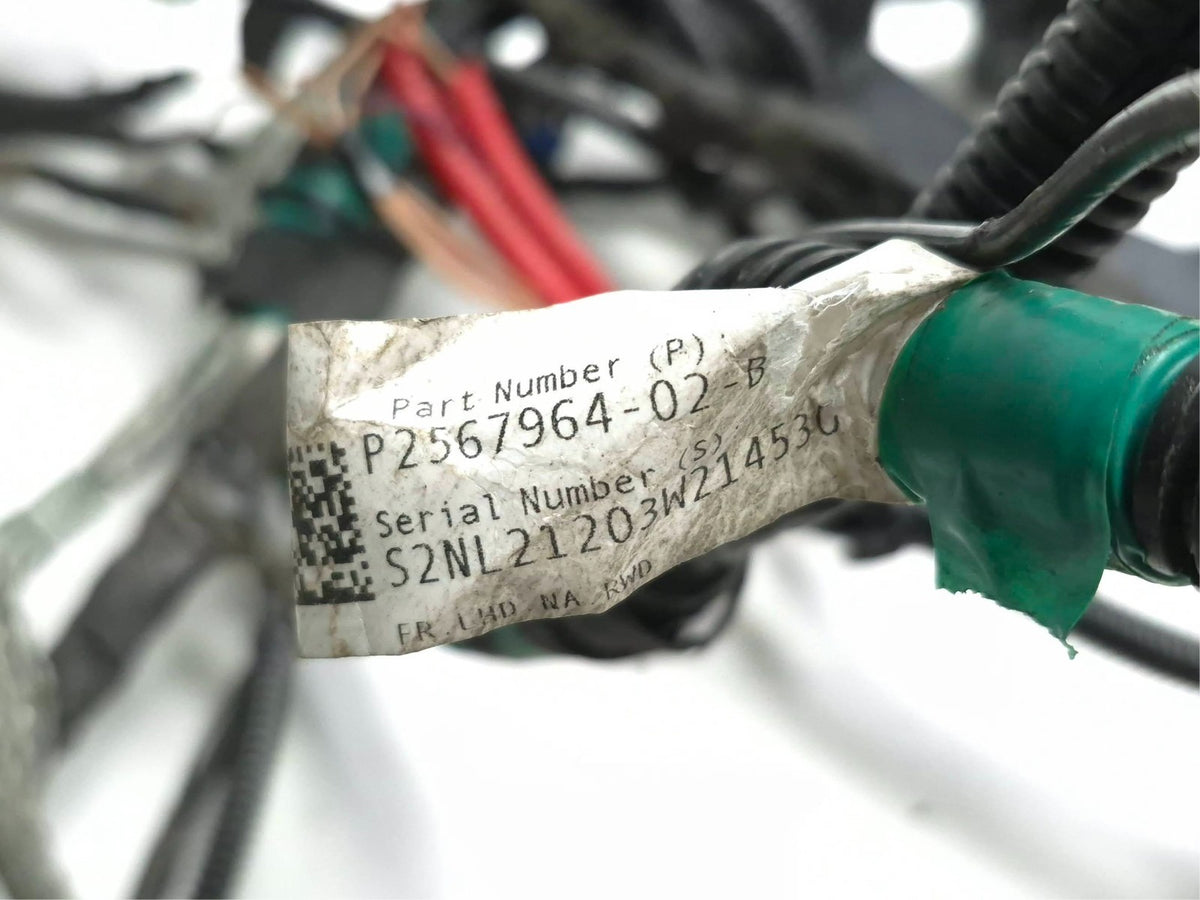 2021 Tesla Model 3 RWD Front Main Body Under Hood Wire Harness 2567964-02-b OEM