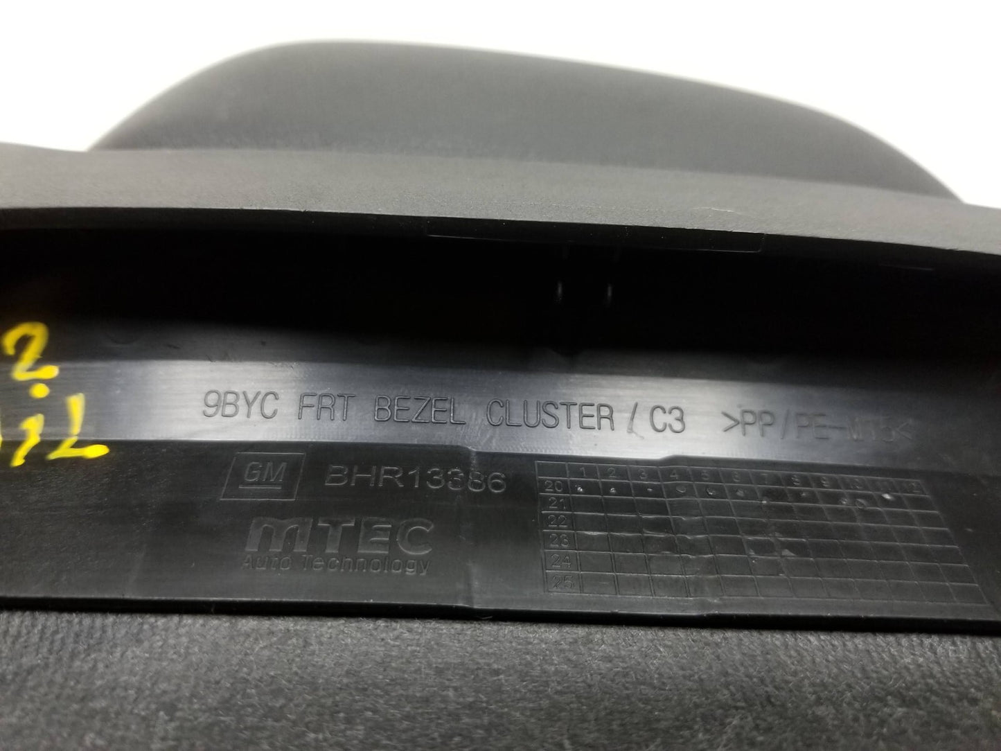 2022 Chevrolet Trailblazer Steering Column Instrument Cluster Trim Shroud OEM
