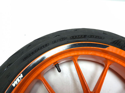 2017 Ktm 390 Duke Wheel Rim W/ Tire R 17x3 17x4 Front & Rear Pair OEM