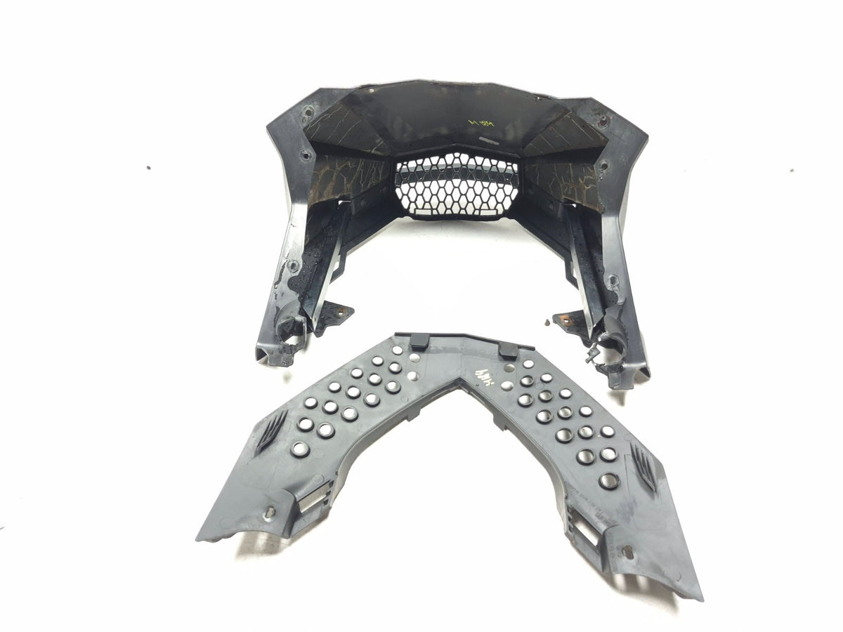 2010 Ski-doo Mxz 800r Front Bottom Pan W/ Pan Cap Pair OEM