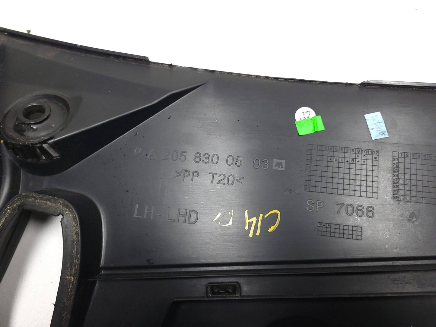 2015 Mercedes C300 W205 Front Left Windshield Wiper Cowl  OEM