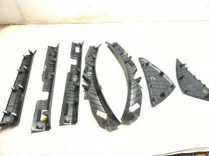 2018 Hyundai Sonata Door Sill Scuff Plate Trim Front & Rear W/ Dash End Cap OEM