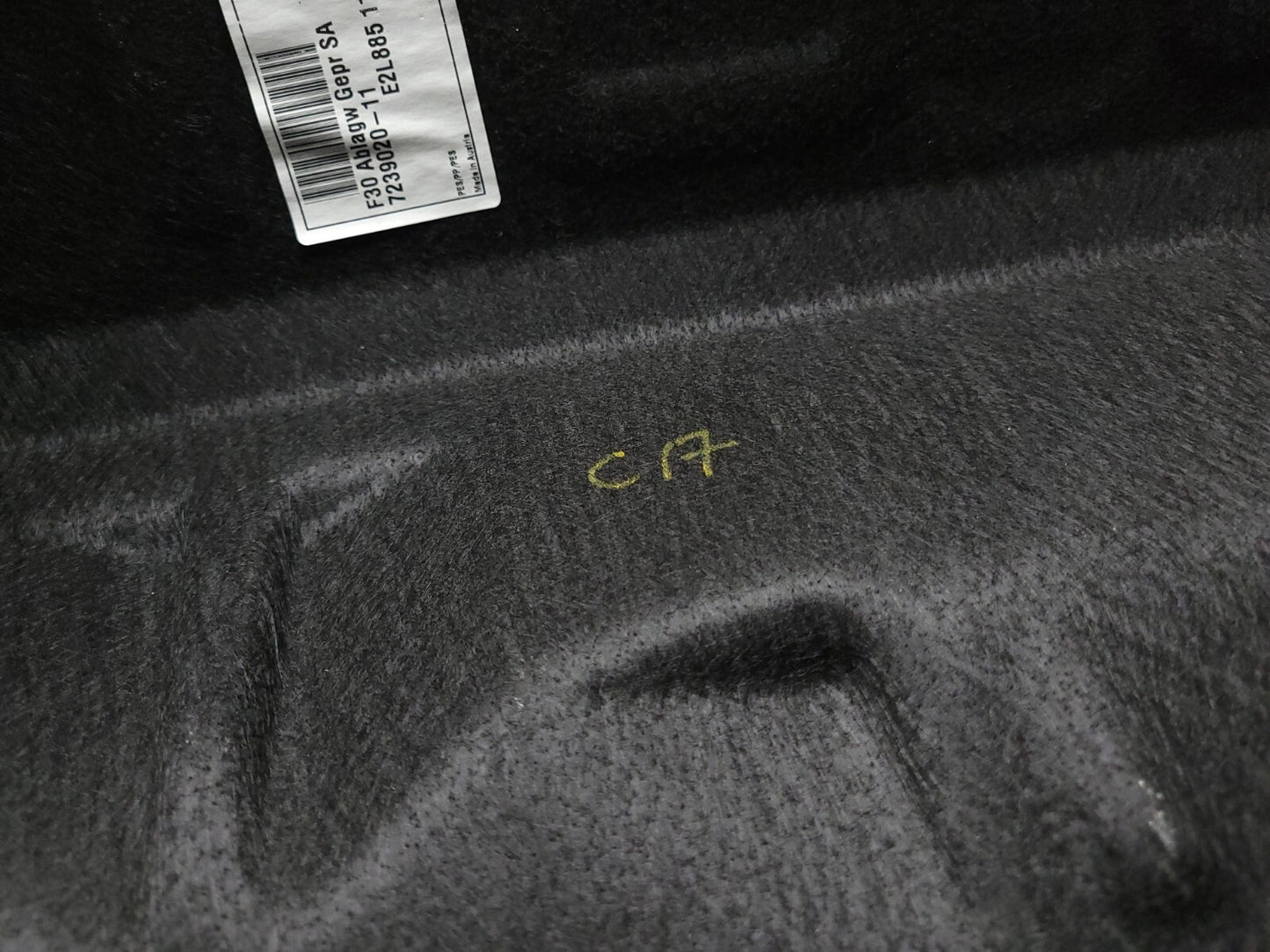 13-18 BMW 330xi F30 Rear Trunk Cargo Storage Compartment Luggage Tray OEM ✅