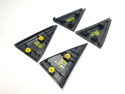 2009 Mazda Cx-7 Rear Door Triangle Corner Molding Trim 4pcs OEM