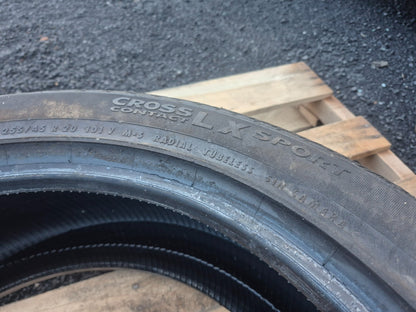 Continental Crosscontact Lx Sport 255/45 R20 101v Used Tire