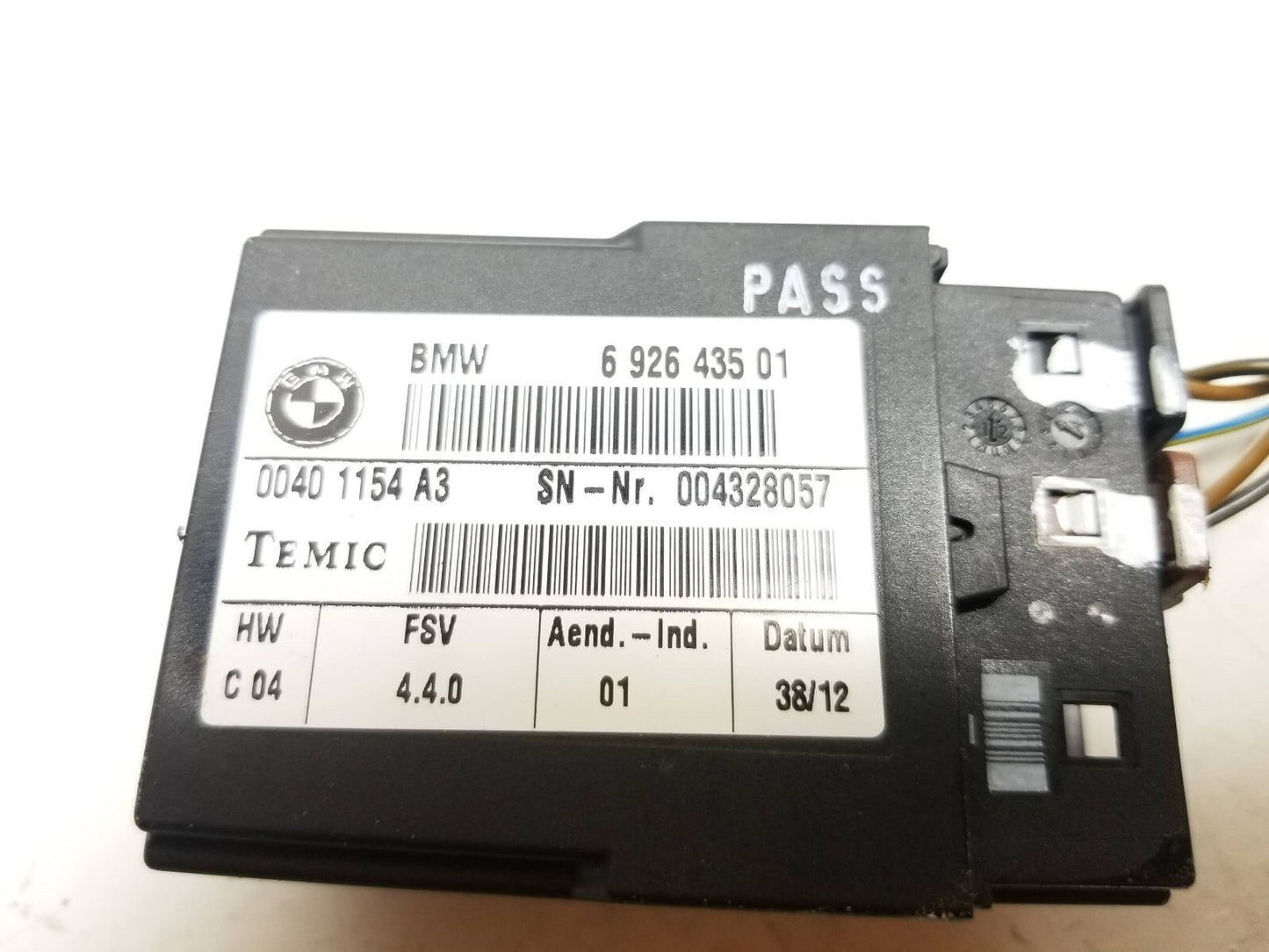 07 08 09 10 11 12 13 BMW X6 Seat Power Control Module Lh & Rh 2pcs  OEM