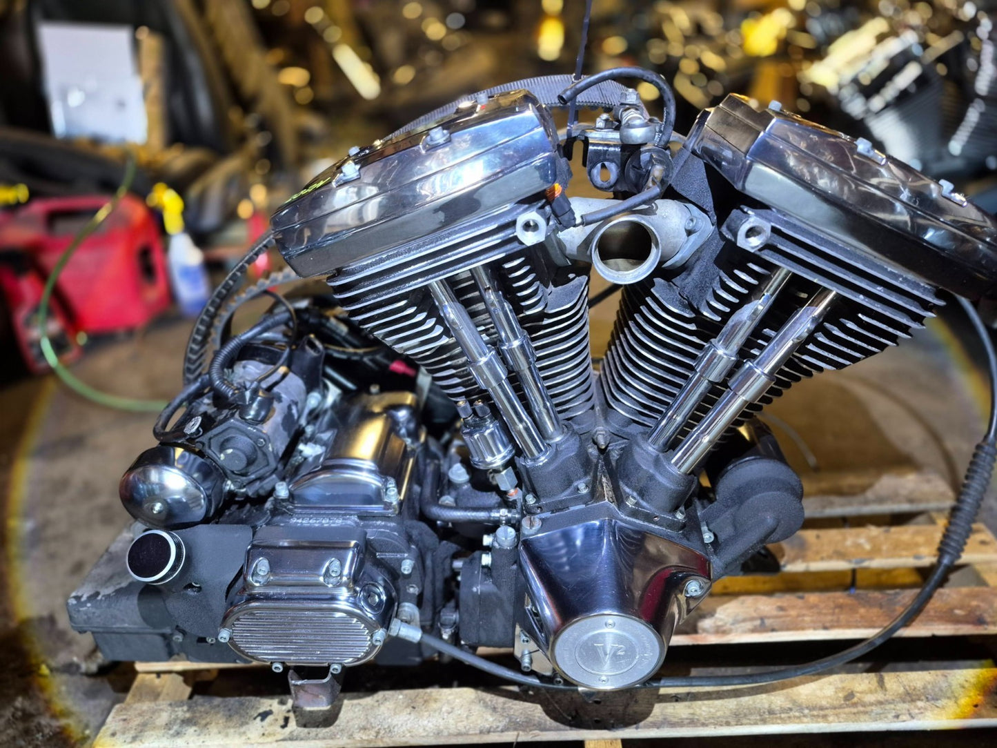 1993-1998 Harley Electra Glide Road King 80" 1340cc Evo Engine Motor Trans OEM