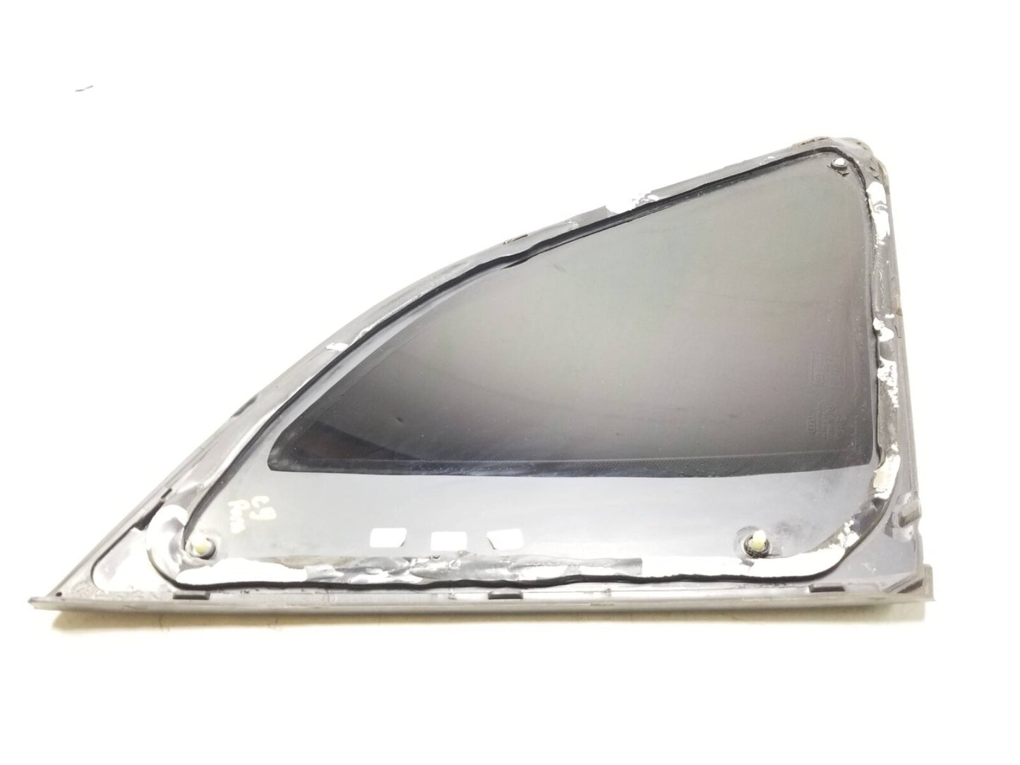 2010 Audi Q5 Door Vent Window Glass Rear Passenger Side Right OEM
