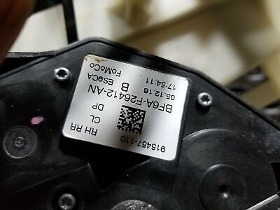 13 14 15 16 Ford Escape Rear Right Pass Door Latch Lock Actuator OEM 83k