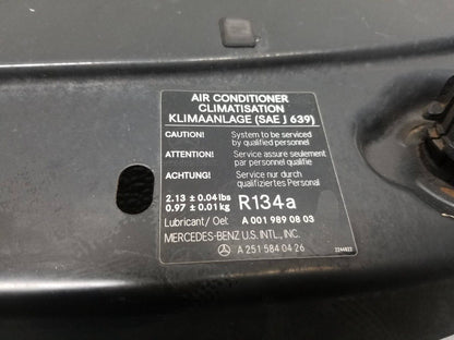 06 07 08 09 10 11 Mercedes Ml500  Radiator Core Upper Support Tie Bar OEM