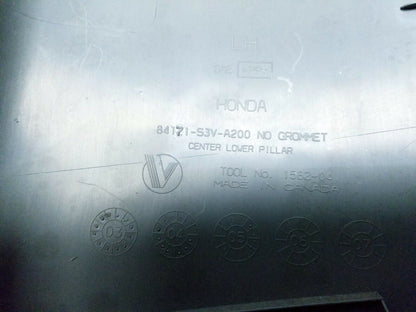 03 04 05 06 Acura MDX Left Driver Side Lower B Pillar Trim Panel OEM 55k Miles