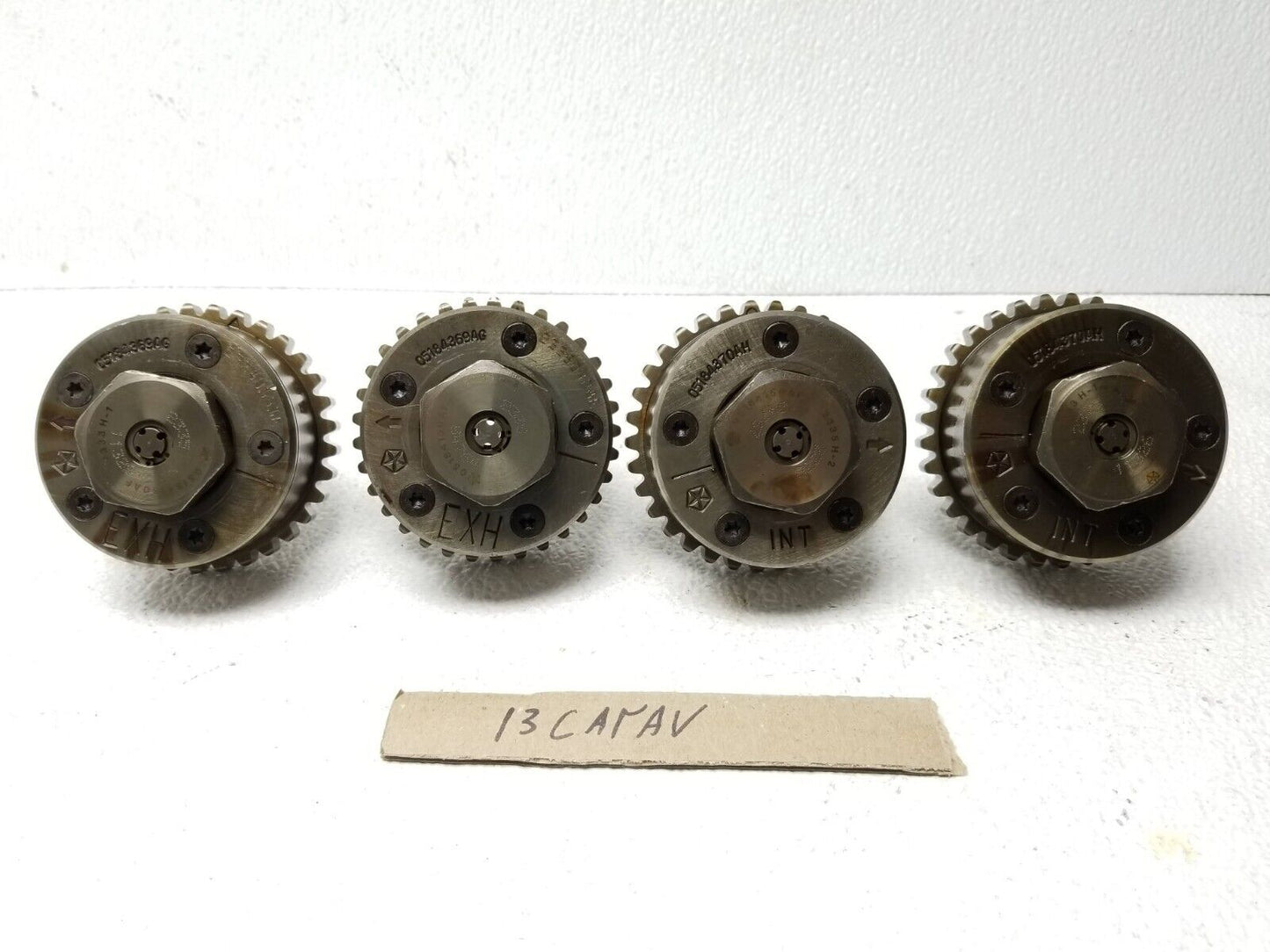 11 12 13 Dodge Grand Caravan 3.6l Intake & Exhaust Camshaft Timing Gear 4pcs OEM
