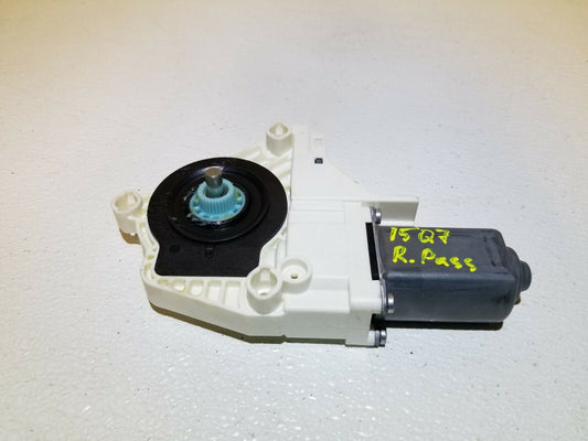 11 12 13 14 15  Audi Q7 Rear Right Pass Door Window Motor Regulator OEM 87k