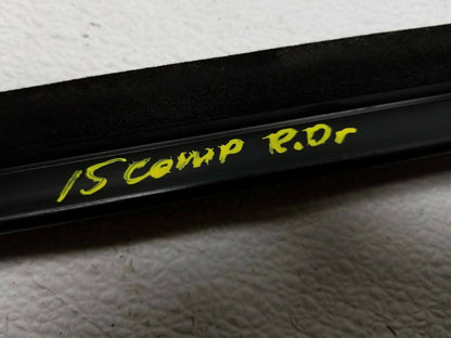 13 14 15 16 Jeep Compass Rear Left Driver Door Window Belt Seal Molding OEM