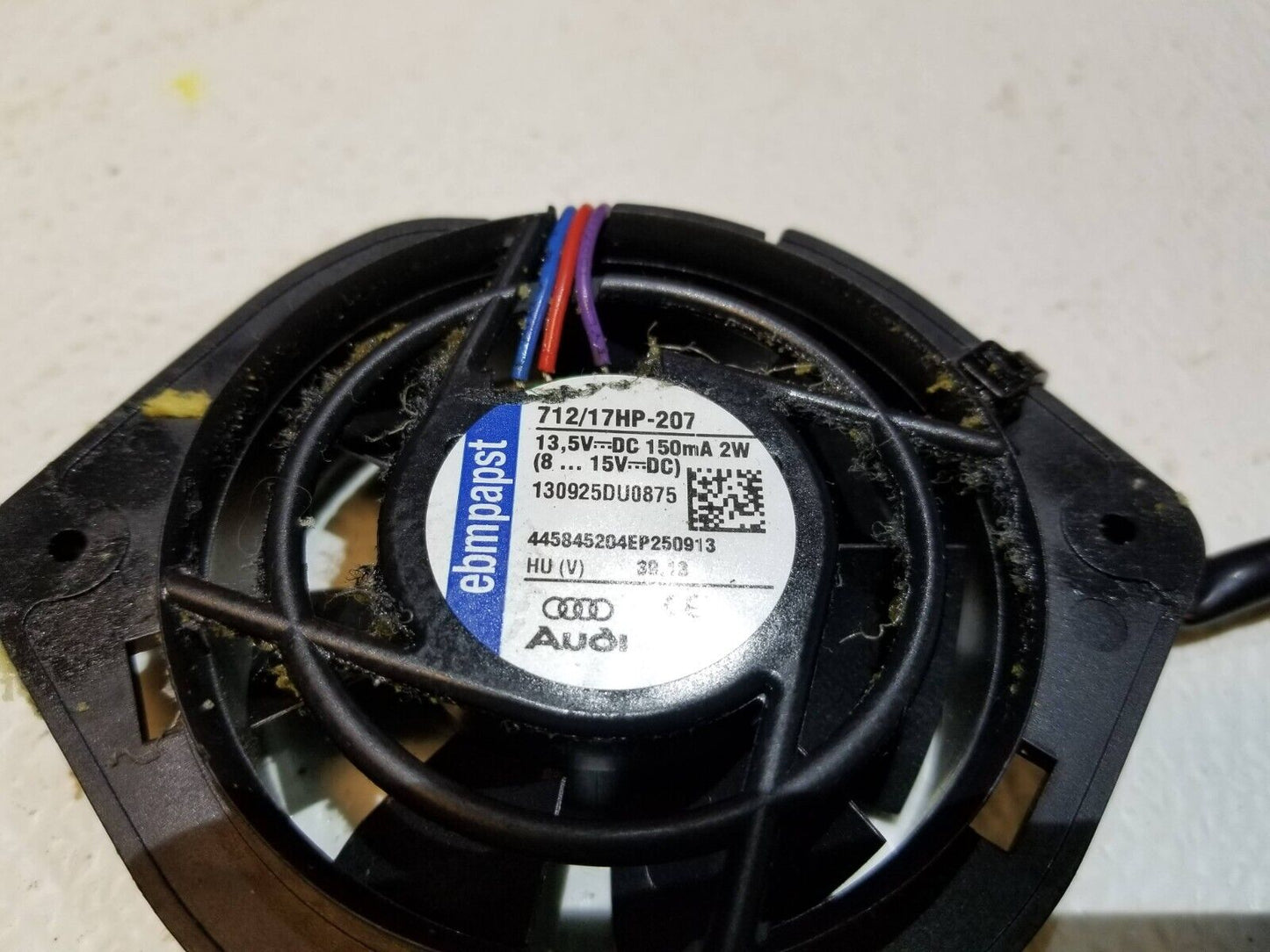 12 13 14 15 Audi A6 Front Right Passenger Seat Cooling Fan 2pcs OEM