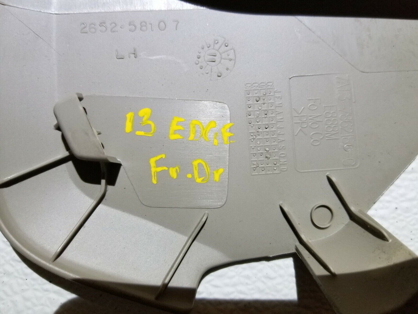 11 12 13 14 Ford Edge Front Driver Seat Side Trim Cover OEM 43k Miles