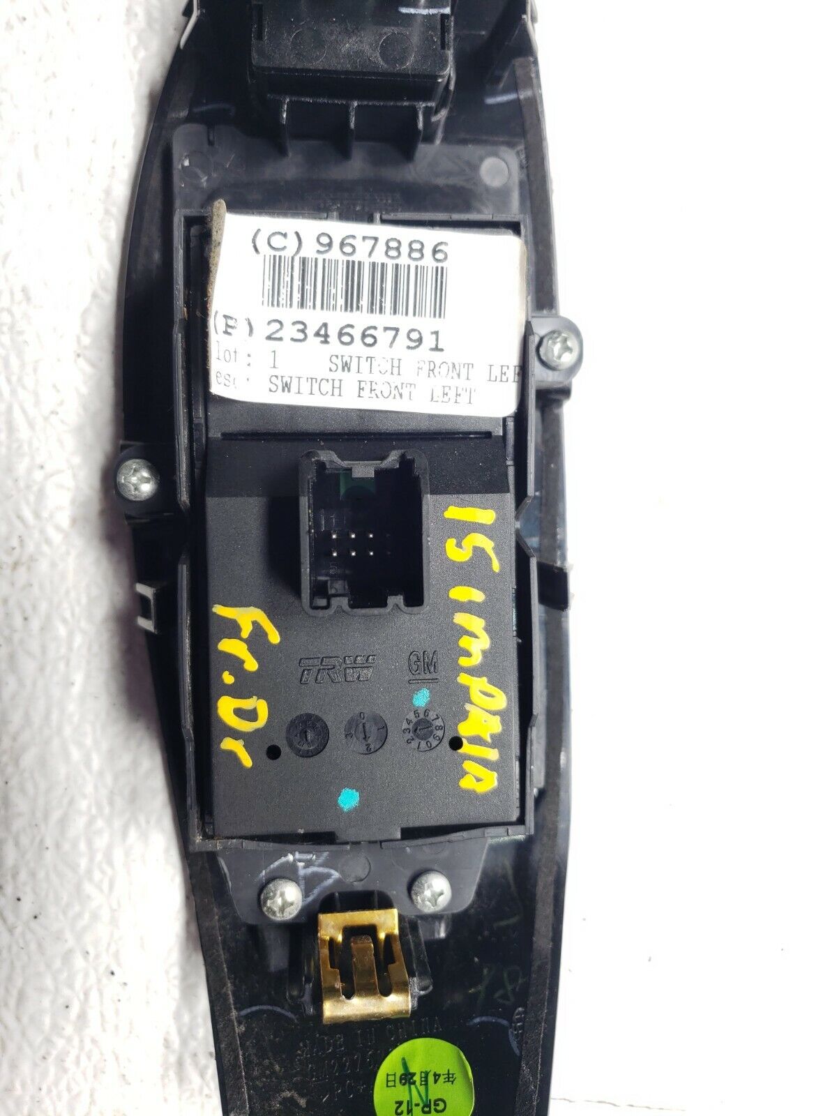 15 16 17 18 Chevy Impala Front Left Driver Power Window Master Switch OEM