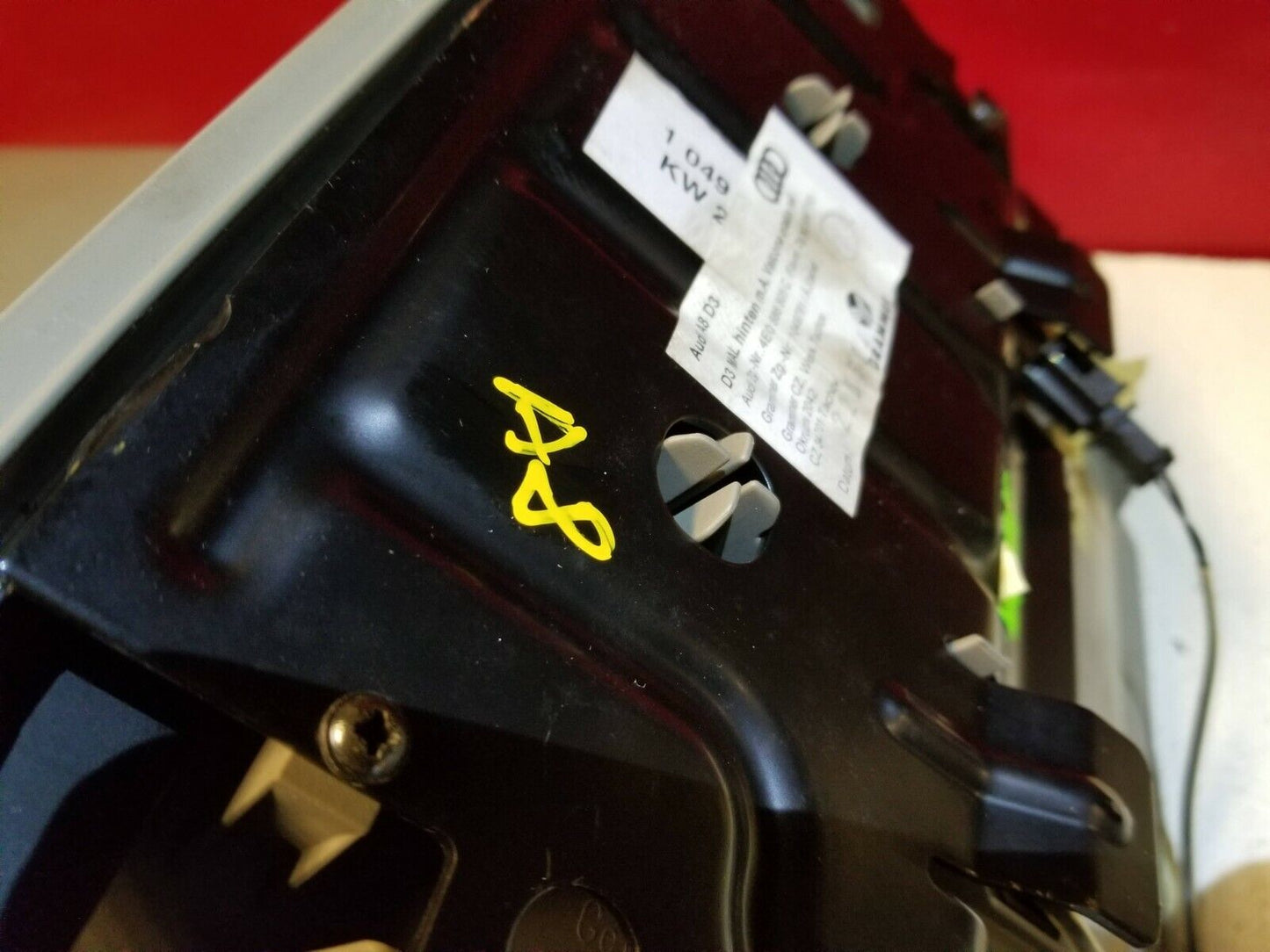 04 05 06 07 Audi A8 Rear Seat Armrest W/ Cup Holder OEM