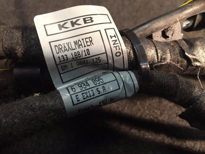 02 03 04 05 BMW 745i E65 Rear Left Driver Door Wire Harness OEM