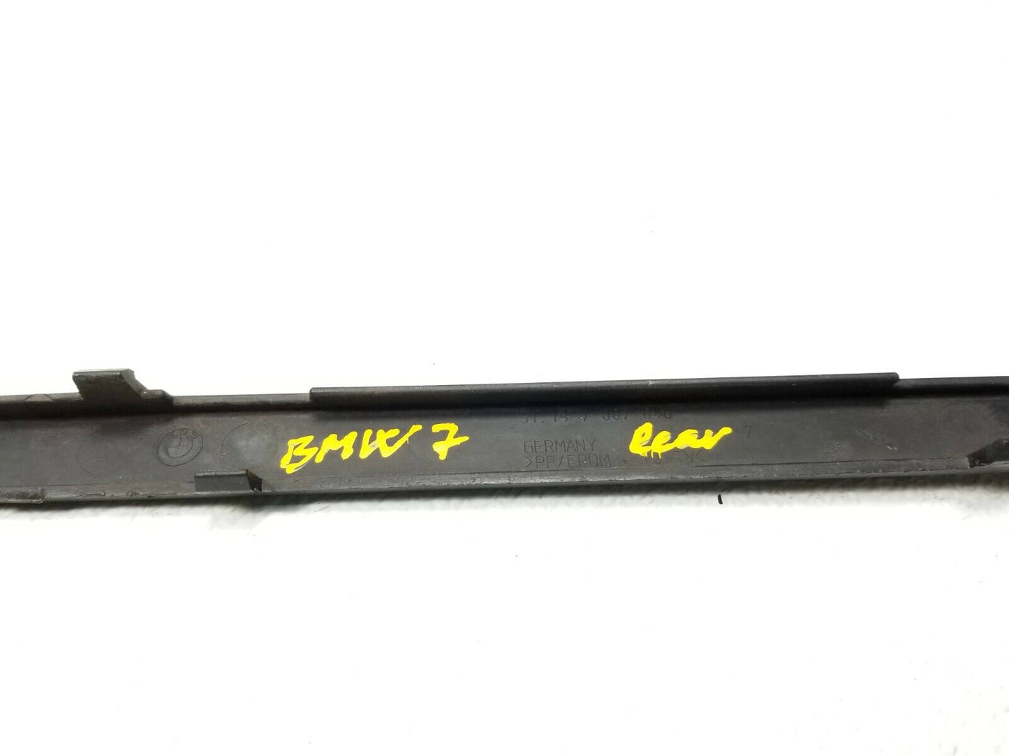 02 03 04 05 BMW 745i Rear Bumper Trim Molding OEM