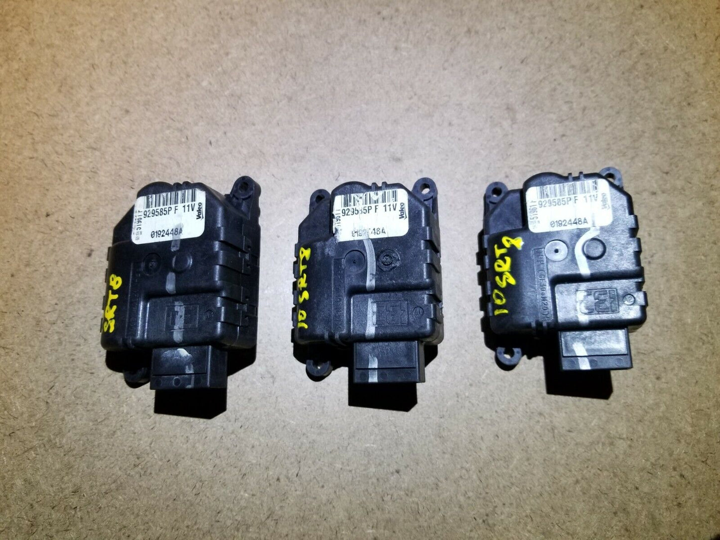 07 08 09 10 Jeep Grand Cherokee Srt8 HVAC Heater Blend Flap Actuator 3pcs OEM