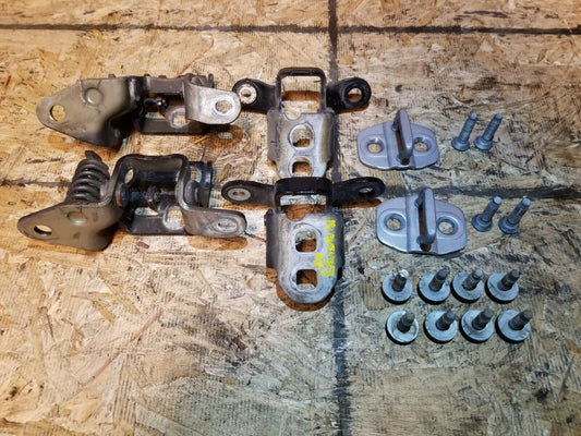 11 12 13 14 Dodge Avenger Right Pass Side Front & Rear Door Hinge W/ Striker OEM