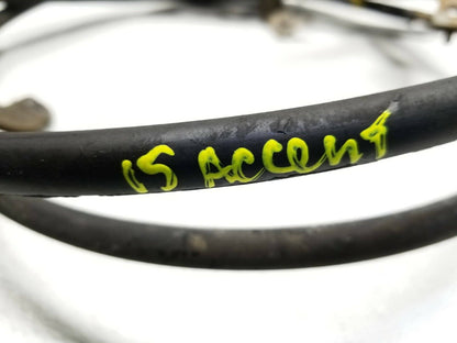 15 16 17 Hyundai Accent Hatch Emergency Parking Brake Cable Pair OEM