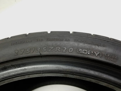 Dunlop Sp Sport Maxx Gt 275/35zr20 102y Tread 5.5/32" Used Tire