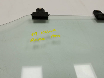18-21 Hyundai Kona Rear Door Window Glass Right Passenger Side OEM 29k Miles