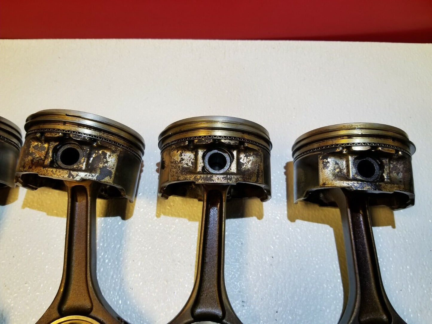 05 06 07 08 Jaguar X-type 3.0l Connecting Rod W/ Piston - Std 6pcs OEM 86k Miles