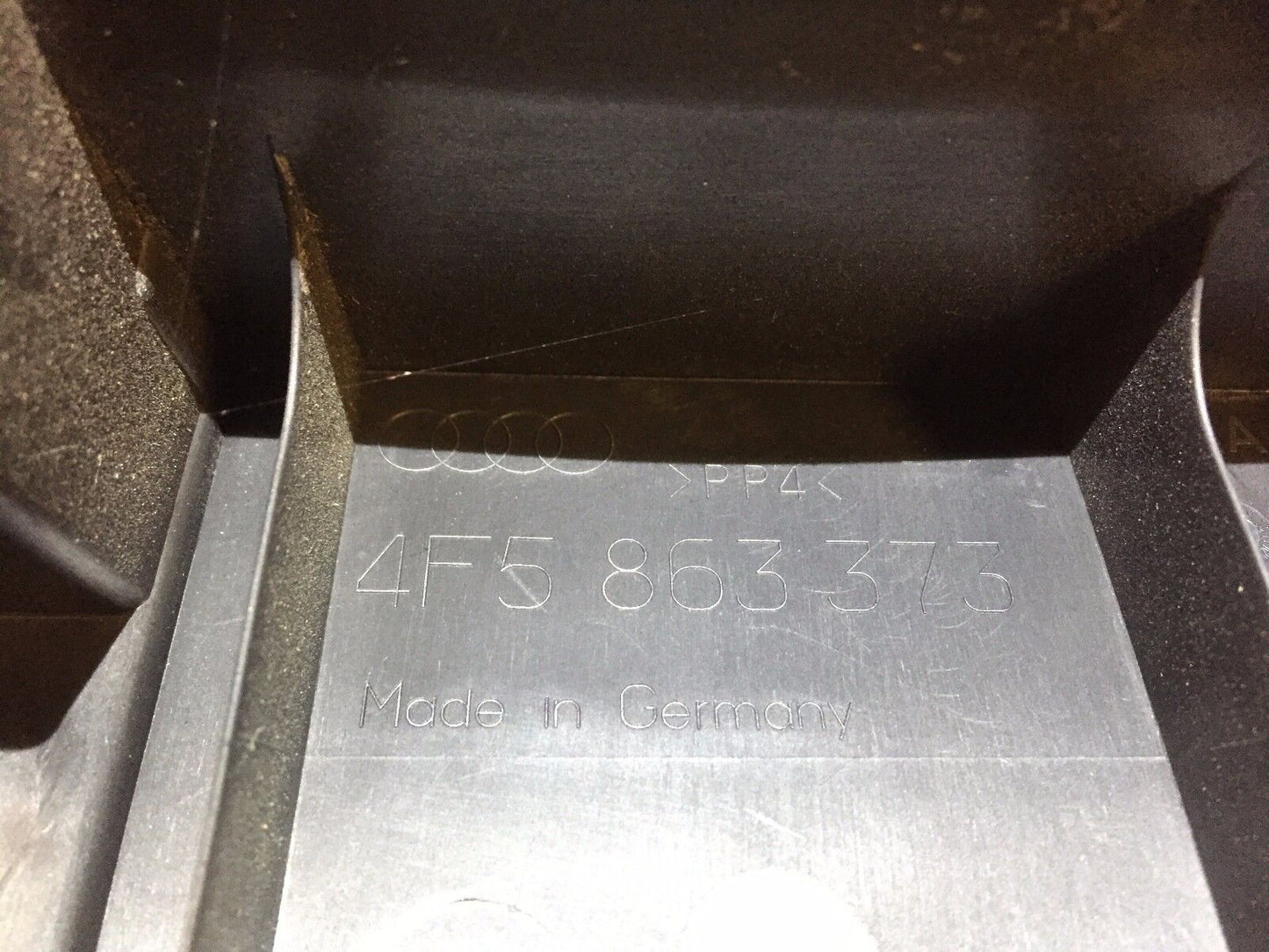 05 06 07 08 Audi A6 Sedan Trunk Rear Latch Cover Scuff Panel Trim OEM 4f5863373