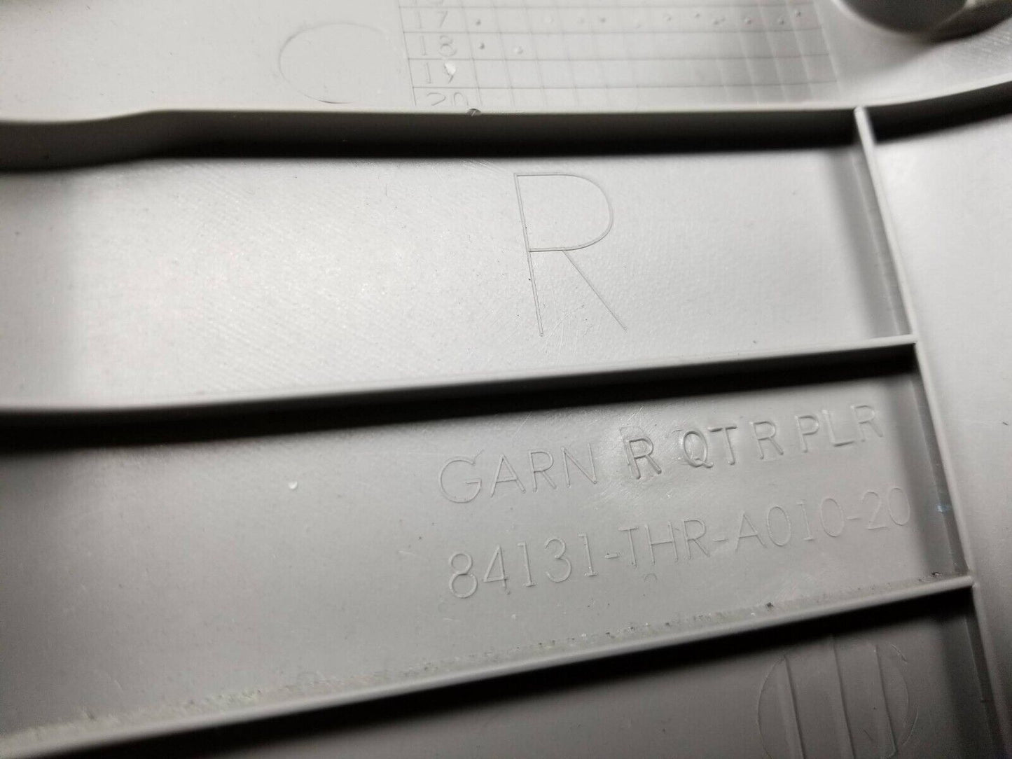 2018 - 2022 Honda Odyssey Rear C Pillar Upper Quarter Cover Trim Rigth Pass OEM