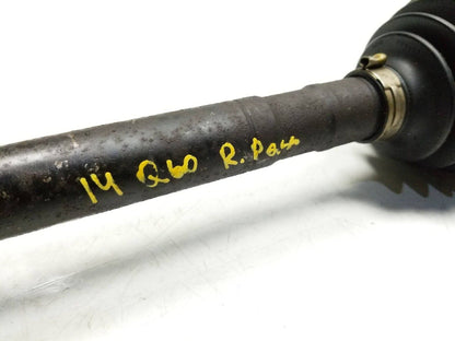 2014 2015 Infiniti Q60 Rear Axle Shaft Passenger Side Right 3.7l AWD OEM