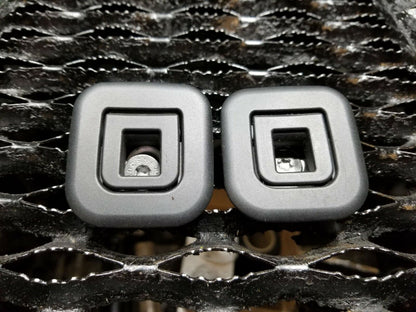 06 07 08 09 10 BMW 650i E63 Rear Deck Shelf Child Restraint Safety Hook Pair OEM