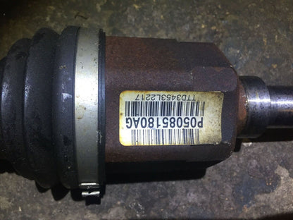 11 12 13 14 Dodge Avenger 2.4l Axle Shaft Front Left Driver Side 84k OEM D37