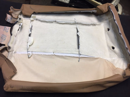 02 03 04 05 BMW 745i E65 Rear Right Passenger Side Back Upper Leather Seat OEM