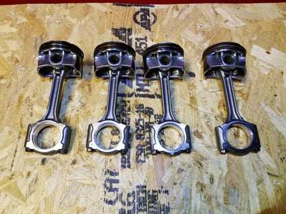 16 17 18 Nissan Sentra 1.8l Piston W/ Connecting Rod 4pcs Std: Size OEM 8k Miles