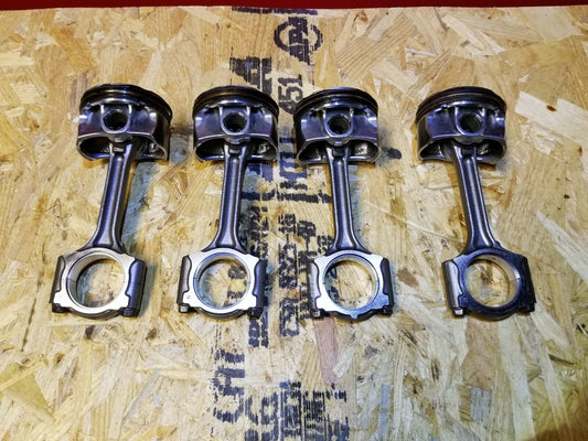 16 17 18 Nissan Sentra 1.8l Piston W/ Connecting Rod 4pcs Std: Size OEM 8k Miles