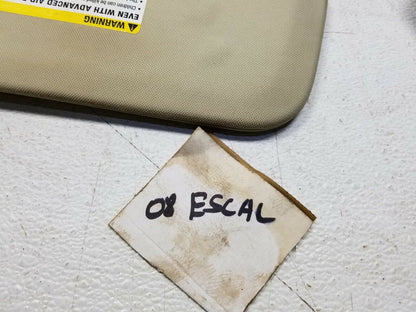 08 09 10 11 12 13 14 Escalade Sun Visor Left Driver Side OEM