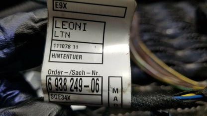 09 10 11 12 BMW 328xi E90 Rear Left Door Wire Wiring Harness Driver Side OEM