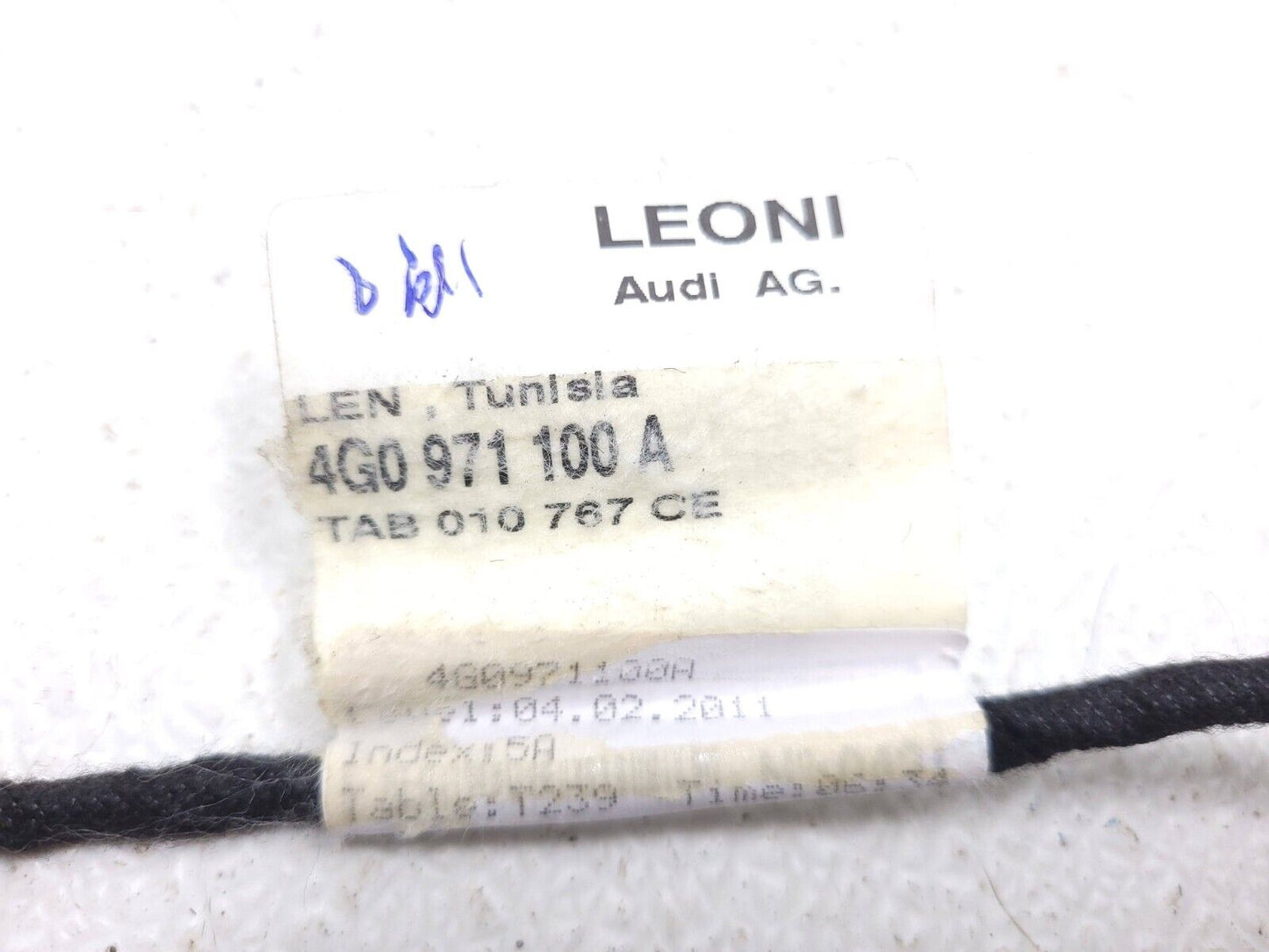 12 13 14 15 16 17 Audi A7 Roof Headliner Wire Harness OEM