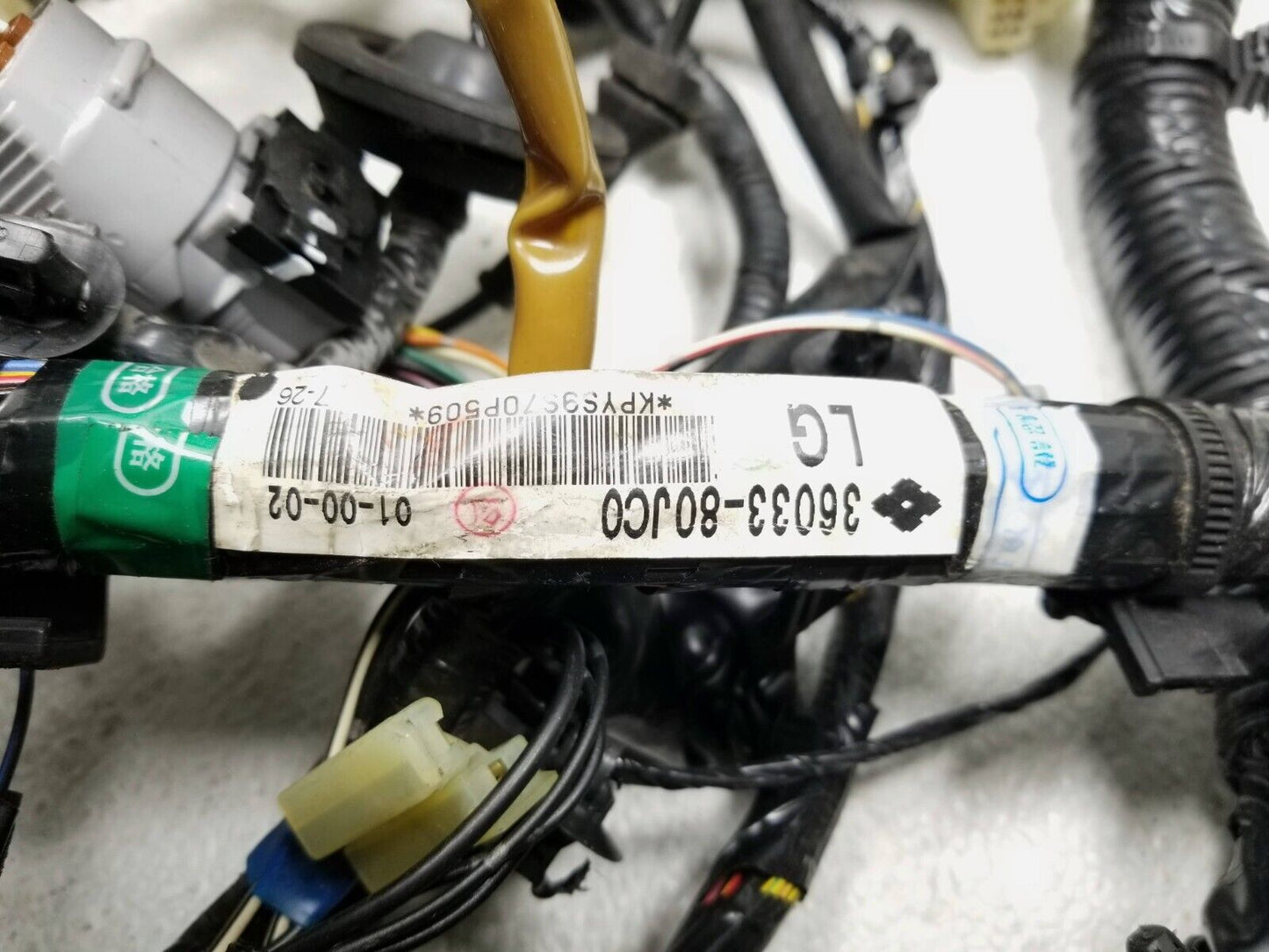 2007 - 2013 Suzuki SX4 Interior Wire Harness OEM 70k Miles