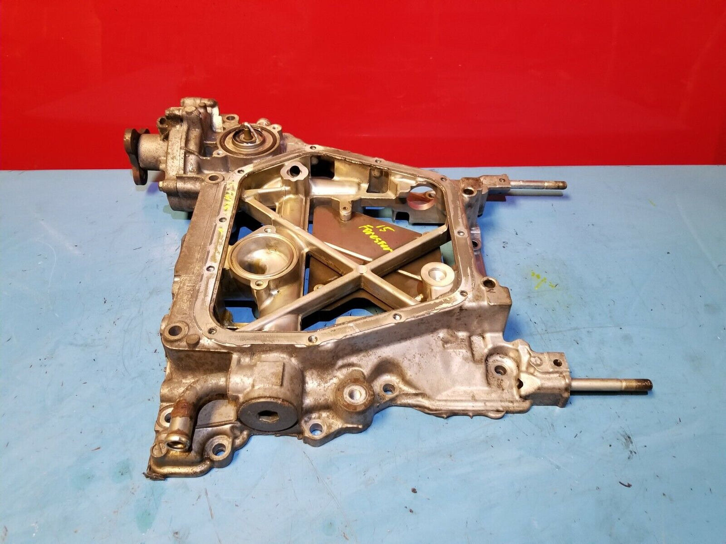 14 15 16 Subaru Forester 2.5l Engine Upper Oil Pan OEM