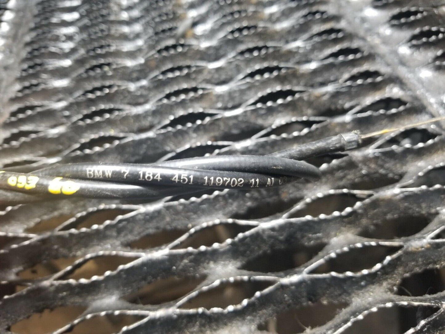 2006 - 2009 BMW E60 525i 530i Hood Release Cable  OEM