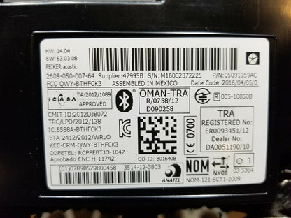 13 14 15 16 17 Jeep Compass Bluetooth Telematics Control Module OEM 30k