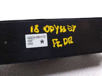 18 19 20 21 22 Honda Odyssey Front Driver Seat Adjust Control Switch Left OEM