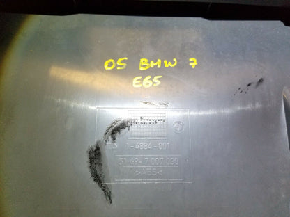 02 03 04 05 BMW 745i Trunk Lid Lower Trim Panel Cover OEM