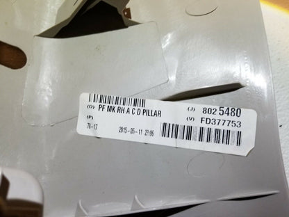 12 13 14 15 16 Jeep Patriot Rear Right Pass Side C Pillar Trim Panel OEM 56k