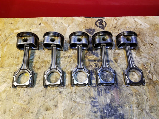11 12 13 14 15 VW Jetta 2.5l Piston W/ Connecting Rod - Std 5pcs OEM 62k Miles