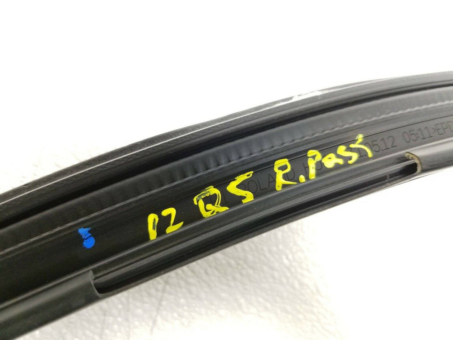10 11 12 Audi Q5 Rear Right Pass Door Run Channel Seal Weather Strip OEM 72k